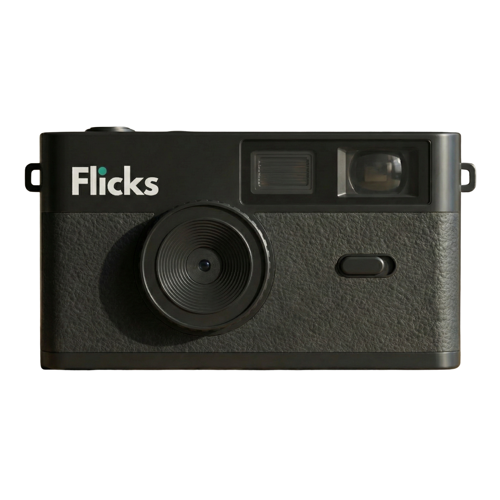 Flicks Retro genbrugeligt engangskamera vist forfra