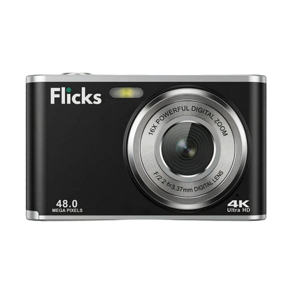 Flicks Digital Y2K kamera vist forfra